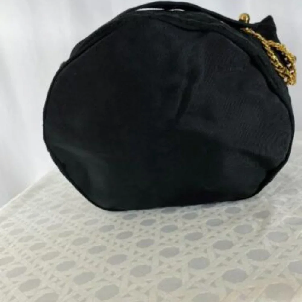 Vintage Gucci Black Fabric Bucket Bag - Picture 2 of 3
